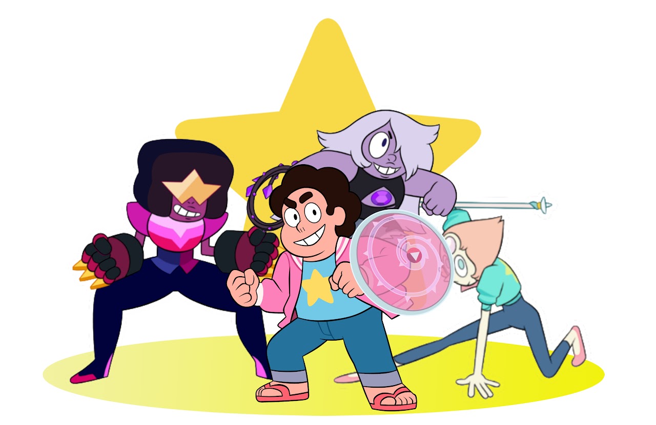 arrangement of Steven Universe characters