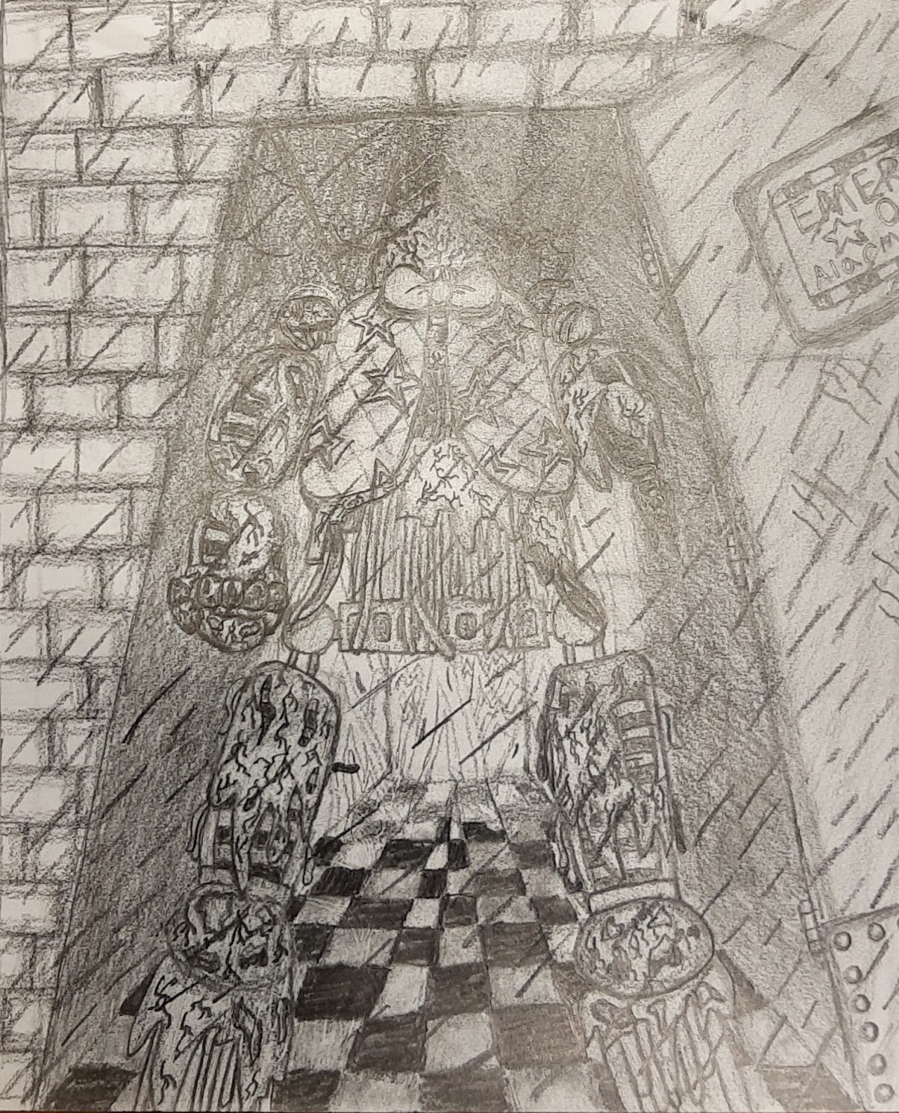 Artwork of Scraptrap, piece 2/3
