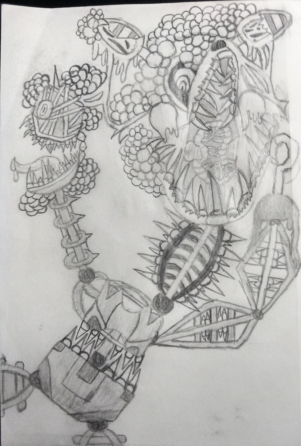 Artwork of fan-designed Twisted Mangle, drawn in 2019